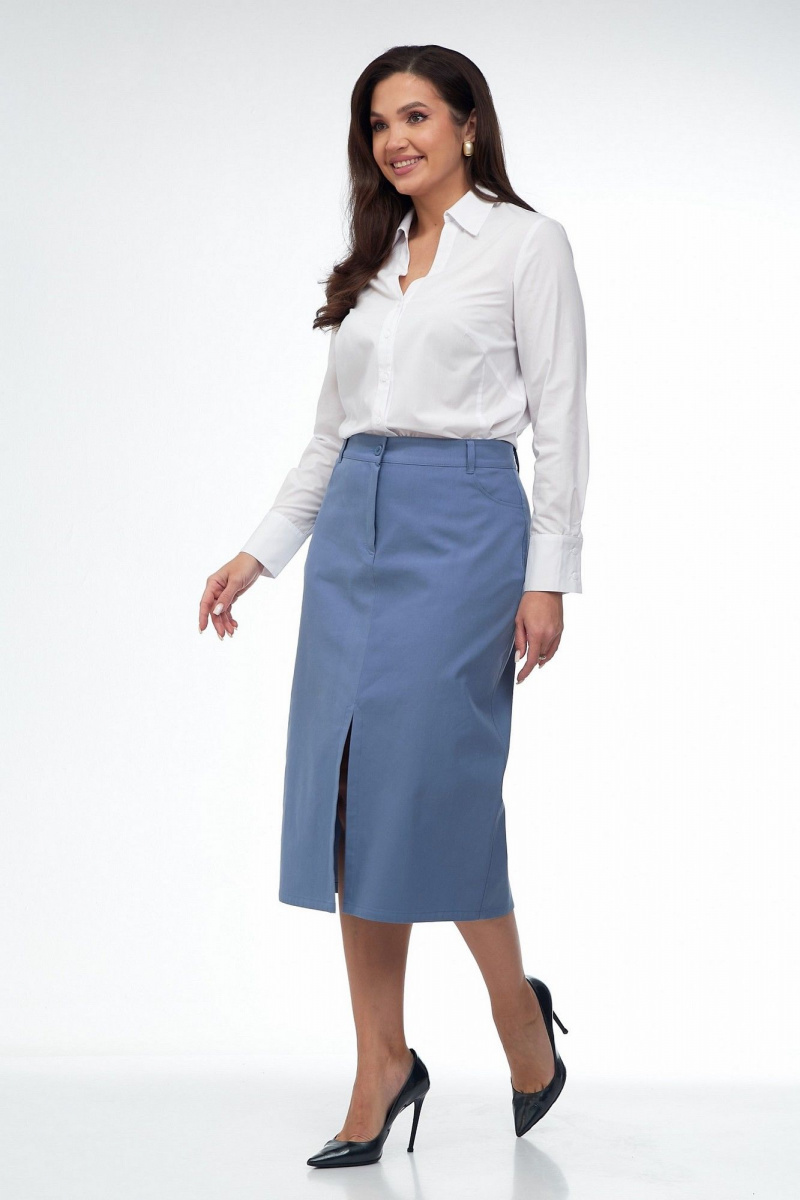 Юбки Takka Plus 25-259 голубой