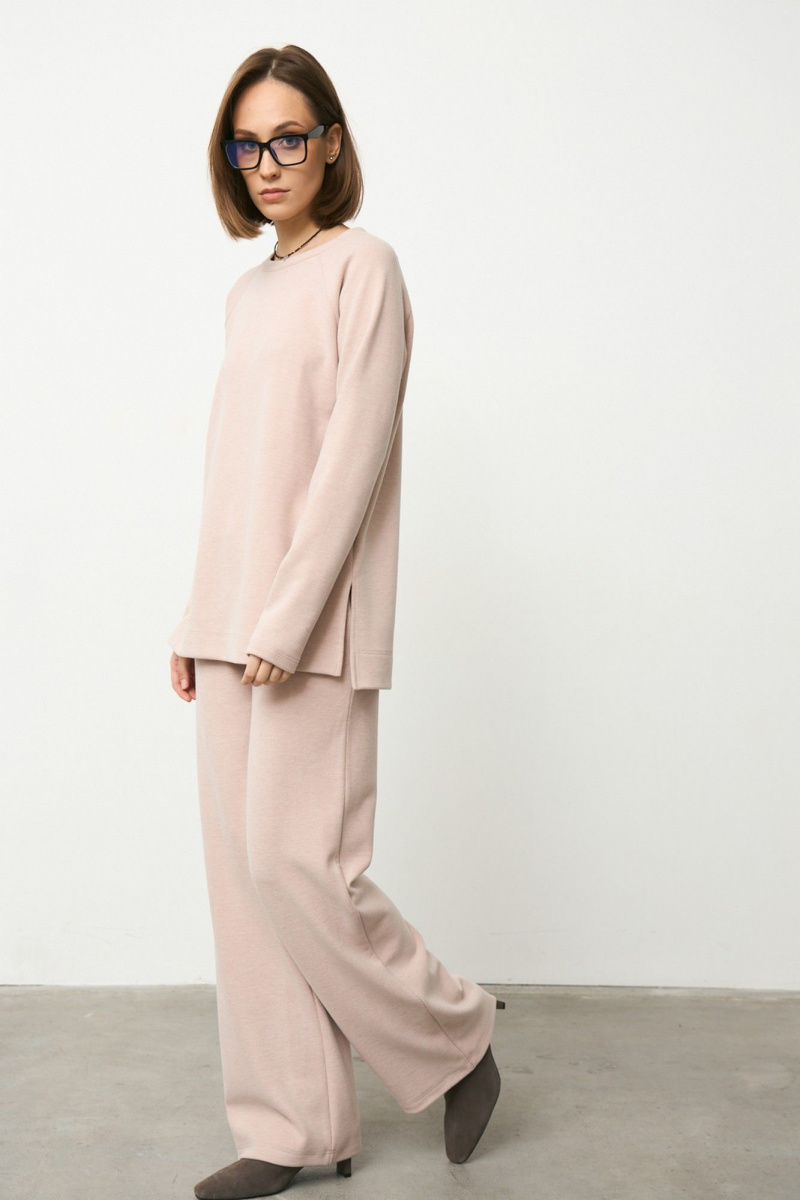 Брючный костюм Luitui R4061 розовый