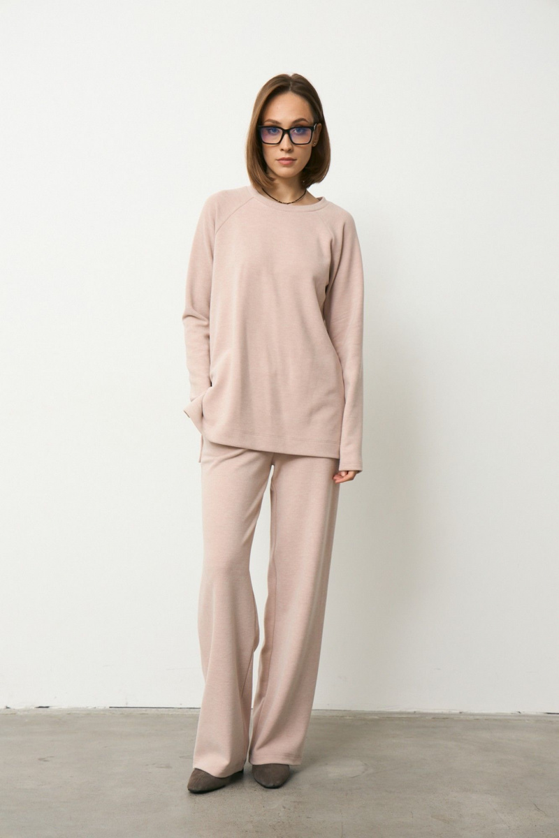 Брючный костюм Luitui R4061 розовый