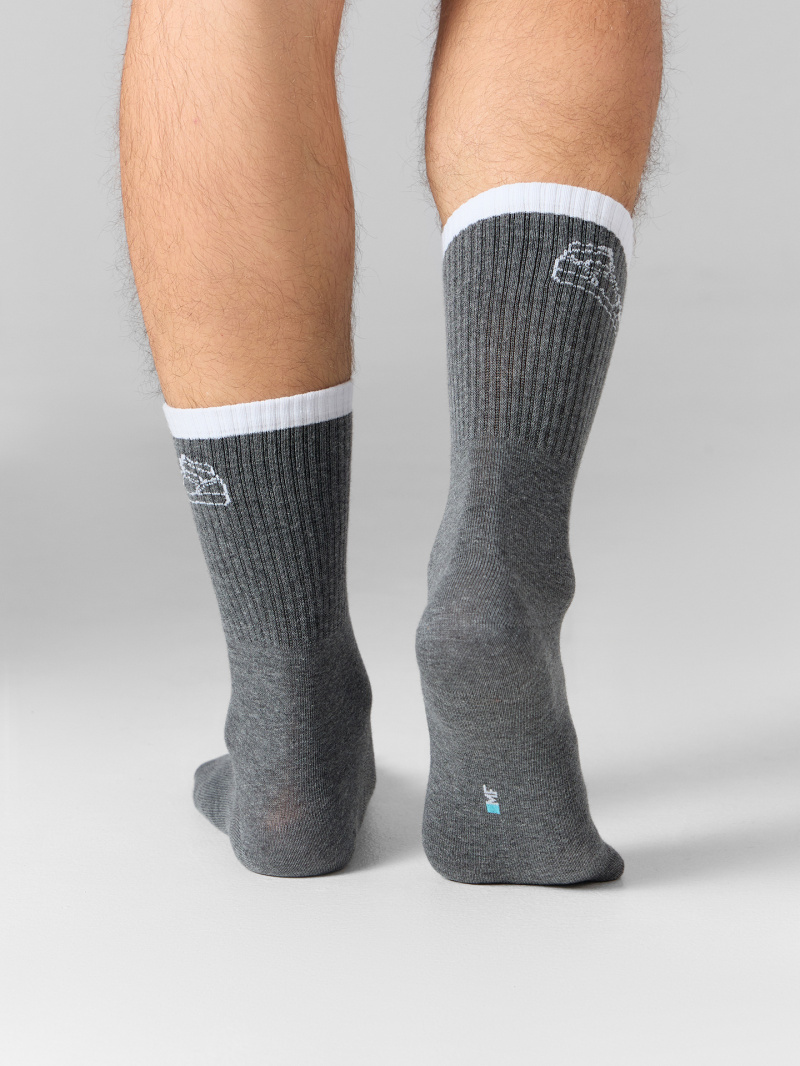 Носки и гетры Mark Formelle 107K-2910/24107K-1 т.серый_меланж_рис.2910