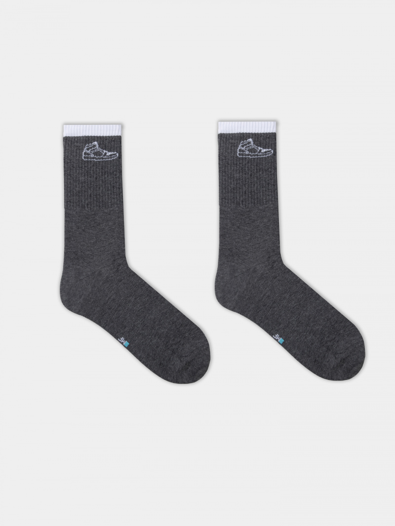 Носки и гетры Mark Formelle 107K-2910/24107K-1 т.серый_меланж_рис.2910