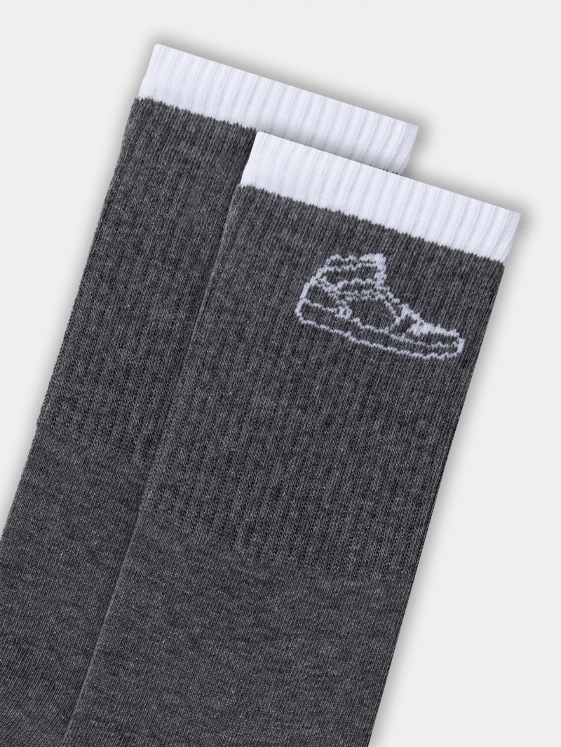 Носки и гетры Mark Formelle 107K-2910/24107K-1 т.серый_меланж_рис.2910