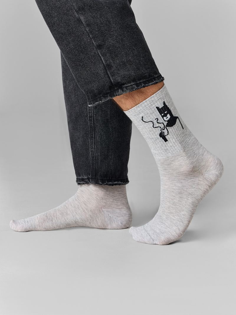 Носки и гетры Mark Formelle 107K-3348/25107K св.серый_меланж_рис.3348