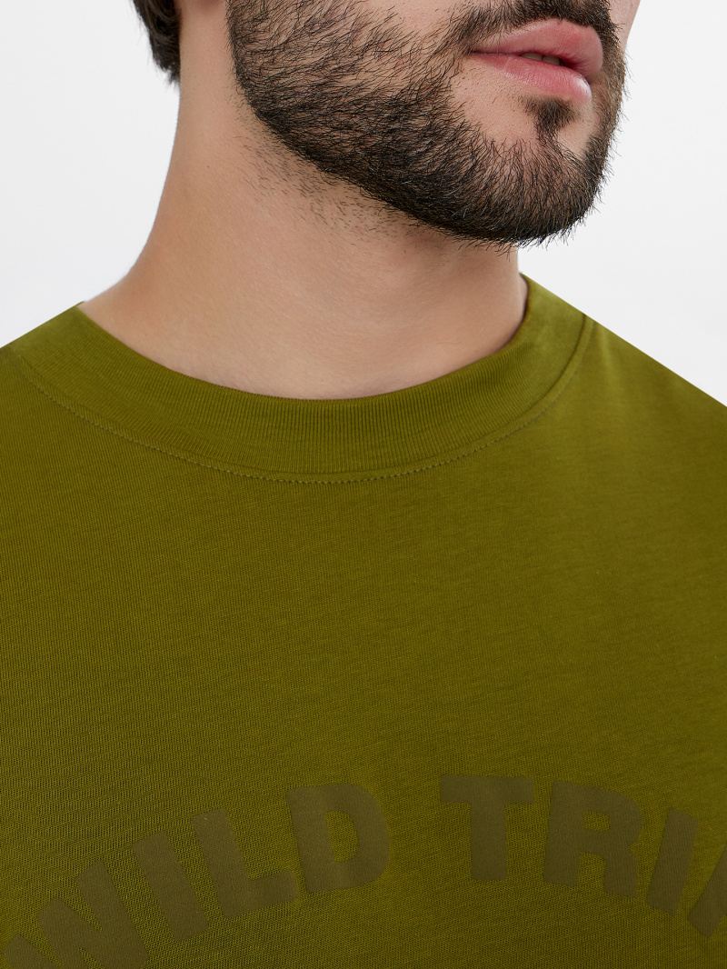 Футболки Mark Formelle 111892/25-5209П-0 травяной_печать_4_сл_на_пол_3D