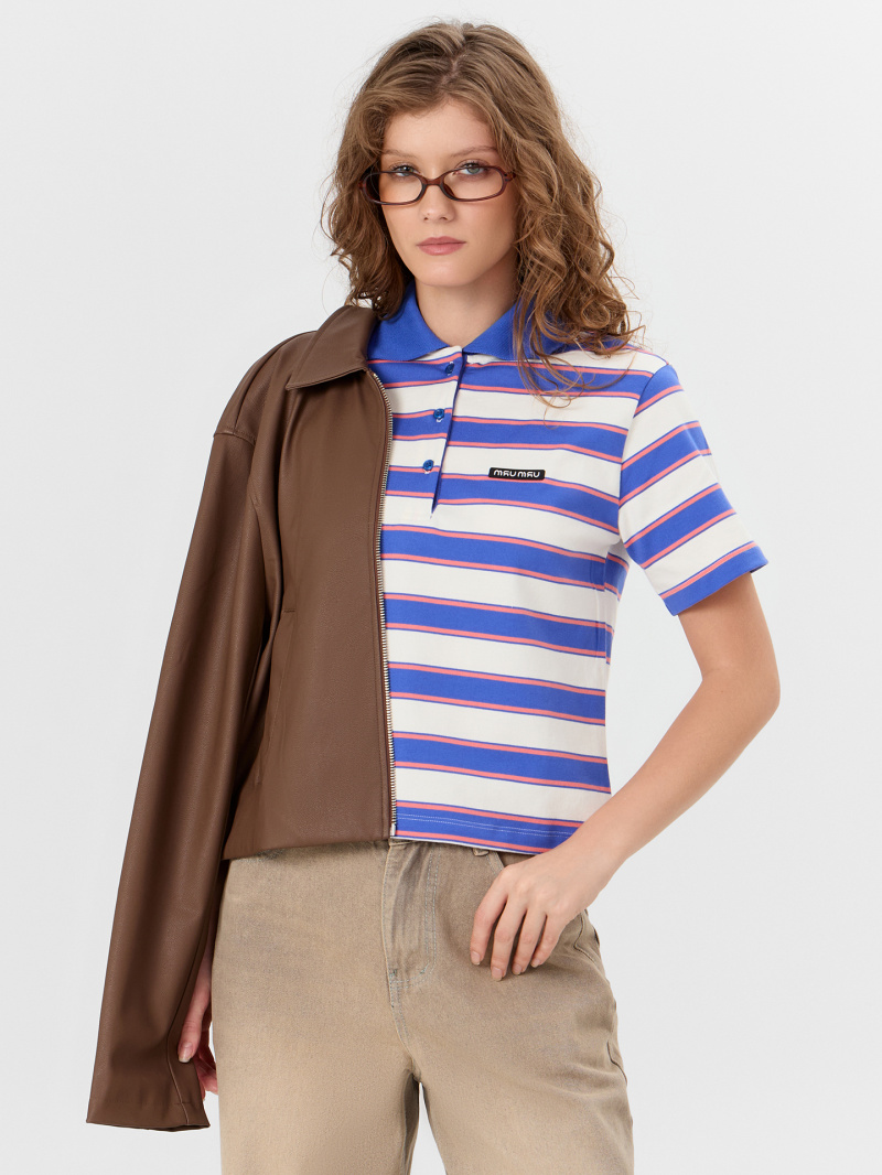 Майки Mark Formelle 112900/24-33421ПП-5 полоска_ультрамарин_1_сл_термотрансфер_на_полочке