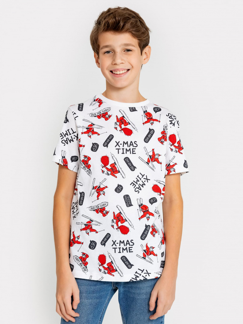 Майки Mark Formelle 113379/24-26589П-0 деды_морозы_на_белом