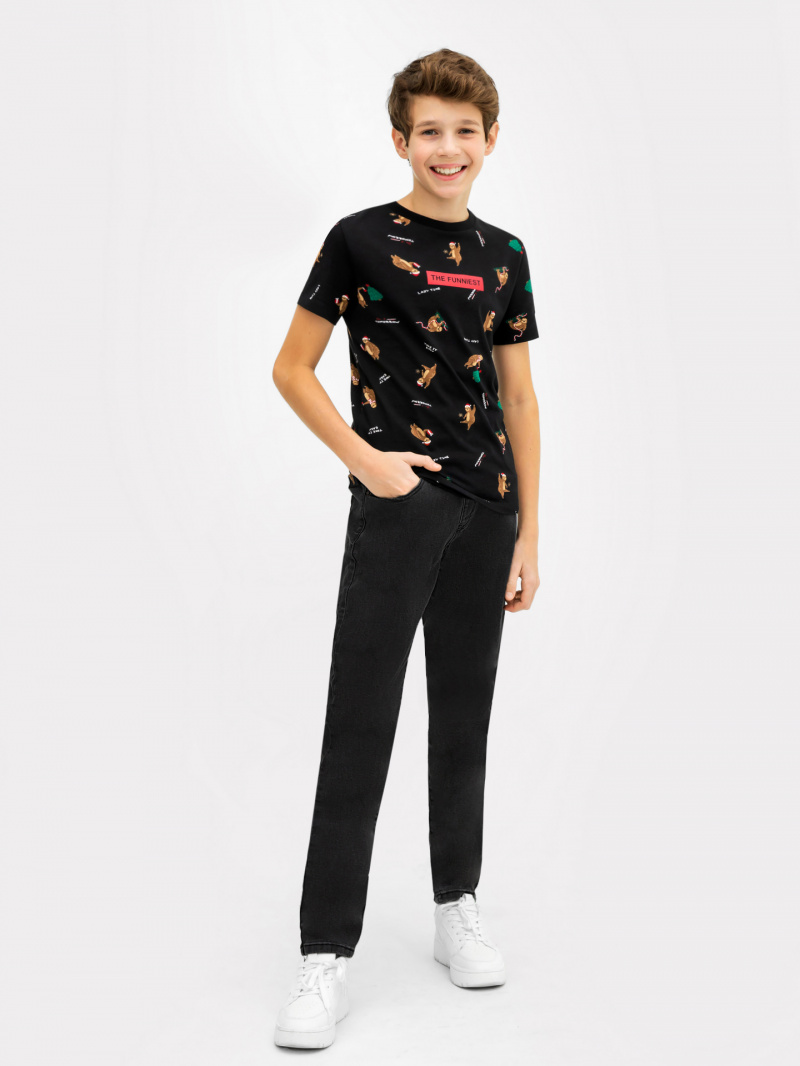 Майки Mark Formelle 113379/24-26592ПП-0 ленивцы_на_черном_1_сл_на_пол_ТП