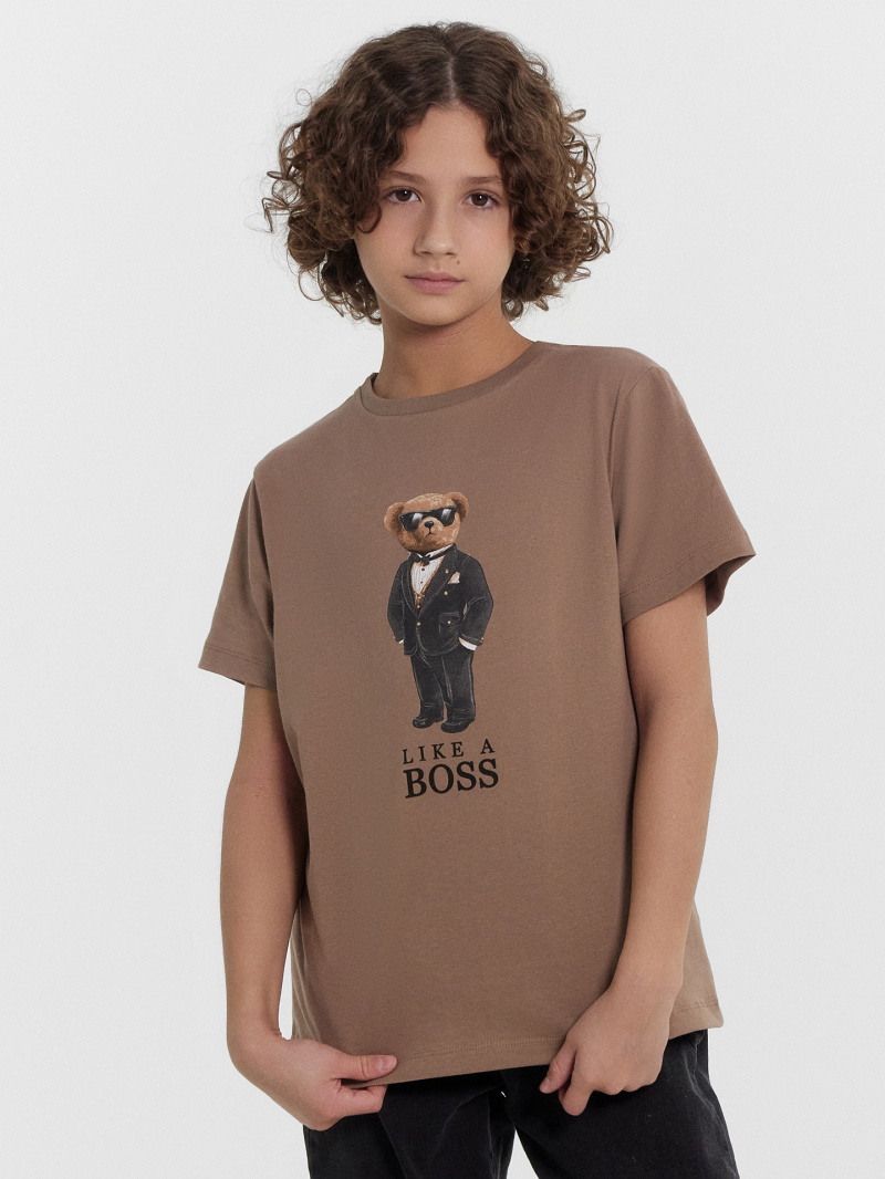 Майки Mark Formelle 113379/24-27790П-0 мокко_печать_3_сл_на_пол