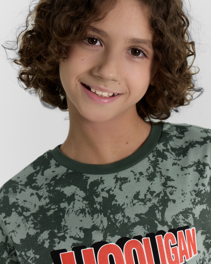 Майки Mark Formelle 113379/24-31900ПП-0 миллитари_варка_на_зеленом_3_сл_на_пол