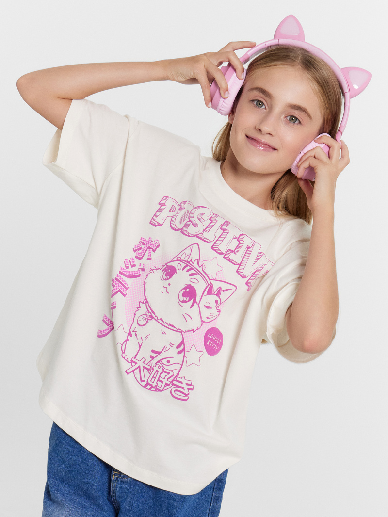 Майки и топы Mark Formelle 117843/24-27897П-0 слоновая_кость_печать_2_сл_на_пол