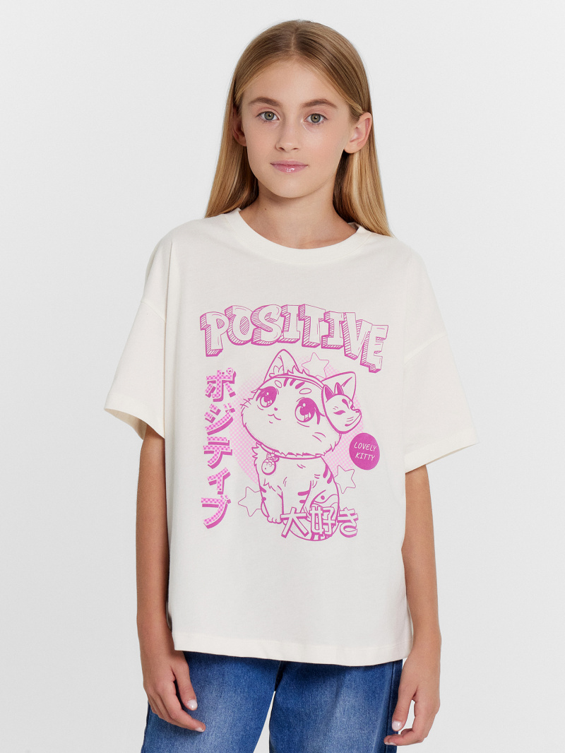 Майки и топы Mark Formelle 117843/24-27897П-0 слоновая_кость_печать_2_сл_на_пол