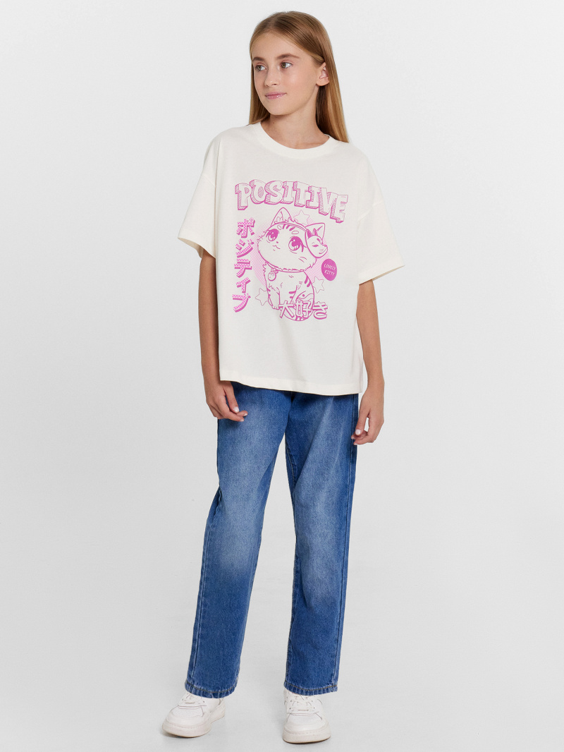 Майки и топы Mark Formelle 117843/24-27897П-0 слоновая_кость_печать_2_сл_на_пол