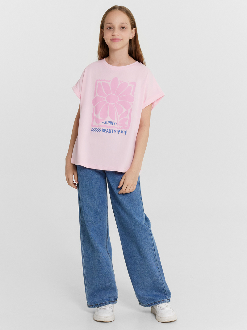 Майки и топы Mark Formelle 117904/24-27422П-0 розовая_сказка_печать_1_сл_на_пол