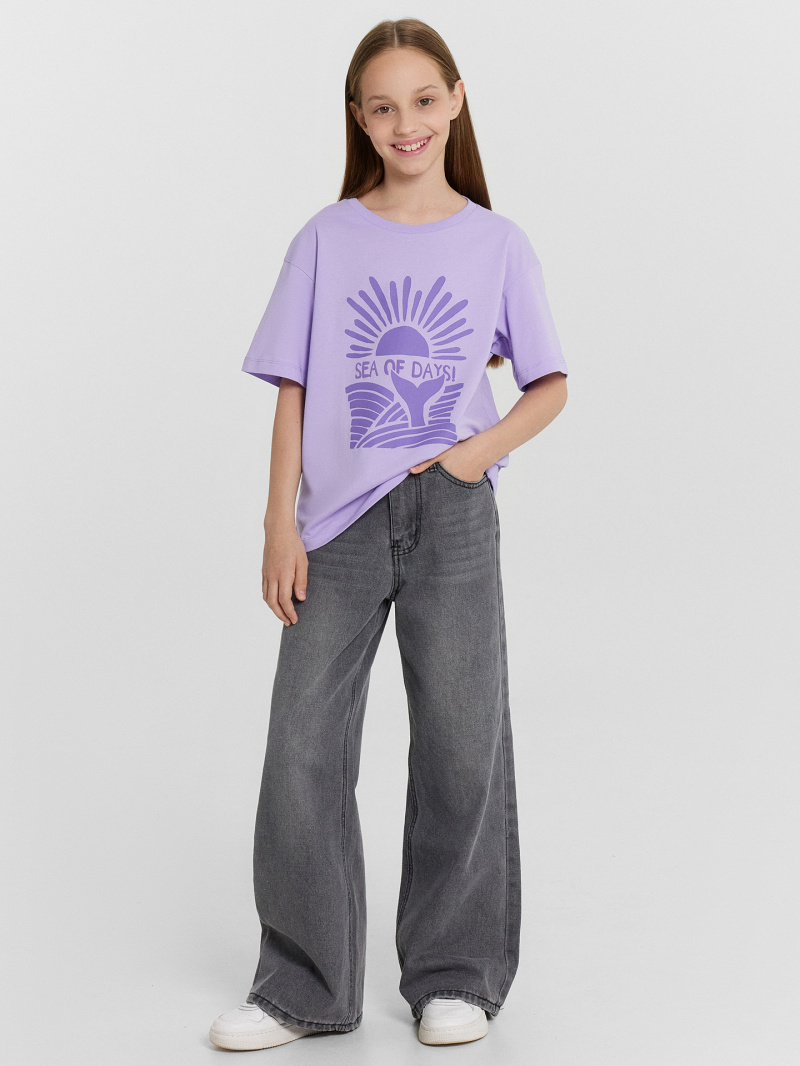 Майки и топы Mark Formelle 117915/24-26206П-0 лаванда_печать1_3_сл_на_пол