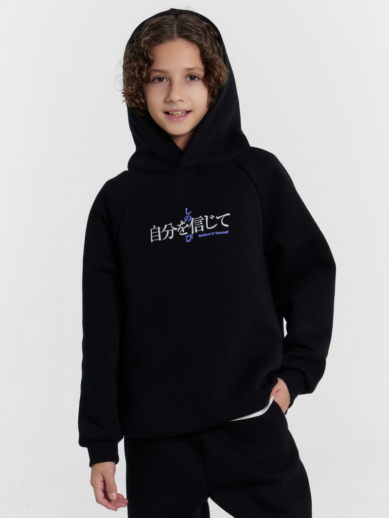 Джемперы и кардиганы Mark Formelle 123418/24-31059П-7П черный_печать_2_сл_на_пол_3_сл_на_спинке