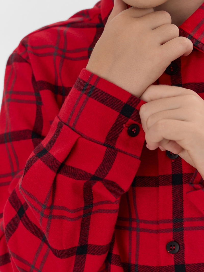 Джемперы и кардиганы Mark Formelle 123440/1/25-38112П-9-2 красно_черная_клетка_670_W_вышивка