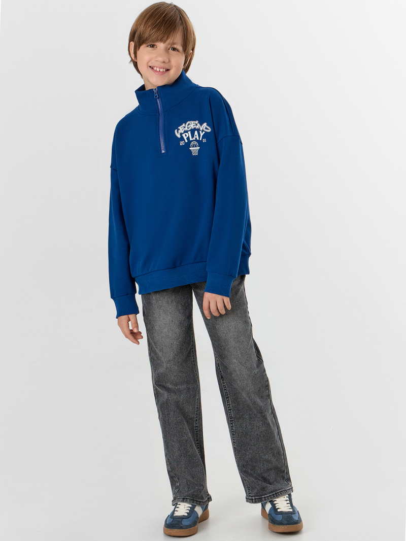 Джемперы и кардиганы Mark Formelle 123472/25-34865П-7 сапфировый_печать_1_сл_на_пол_1сл_на_пол