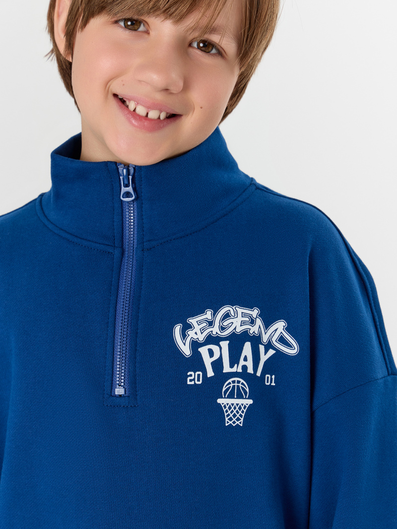 Джемперы и кардиганы Mark Formelle 123472/25-34865П-7 сапфировый_печать_1_сл_на_пол_1сл_на_пол