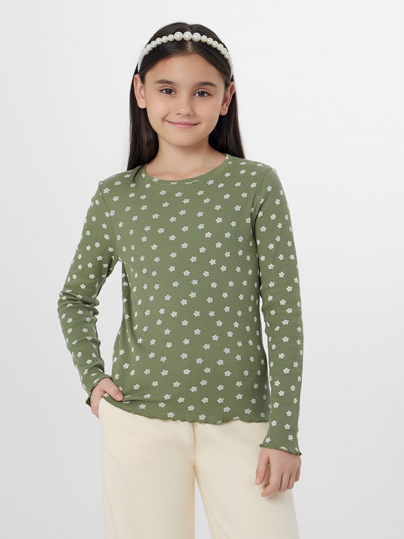Джемперы и кардиганы Mark Formelle 127885/25-37031П-1 ромашки_на_зеленом