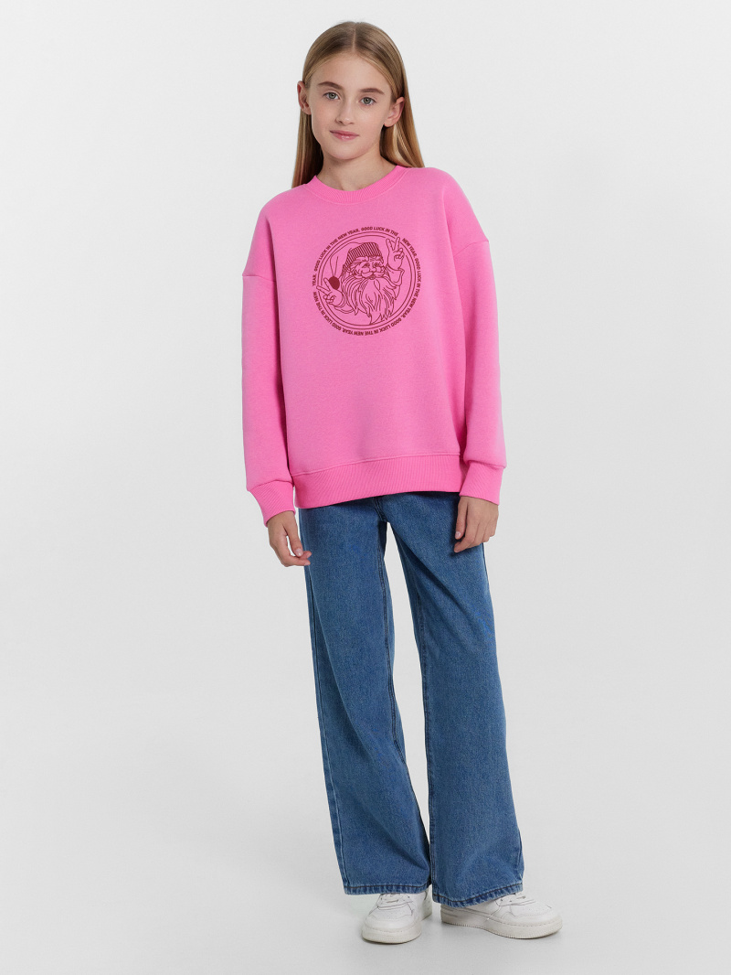 Джемперы и кардиганы Mark Formelle 127897/1/24-30181П-7П розовое_сияние_печать_3_сл_на_пол