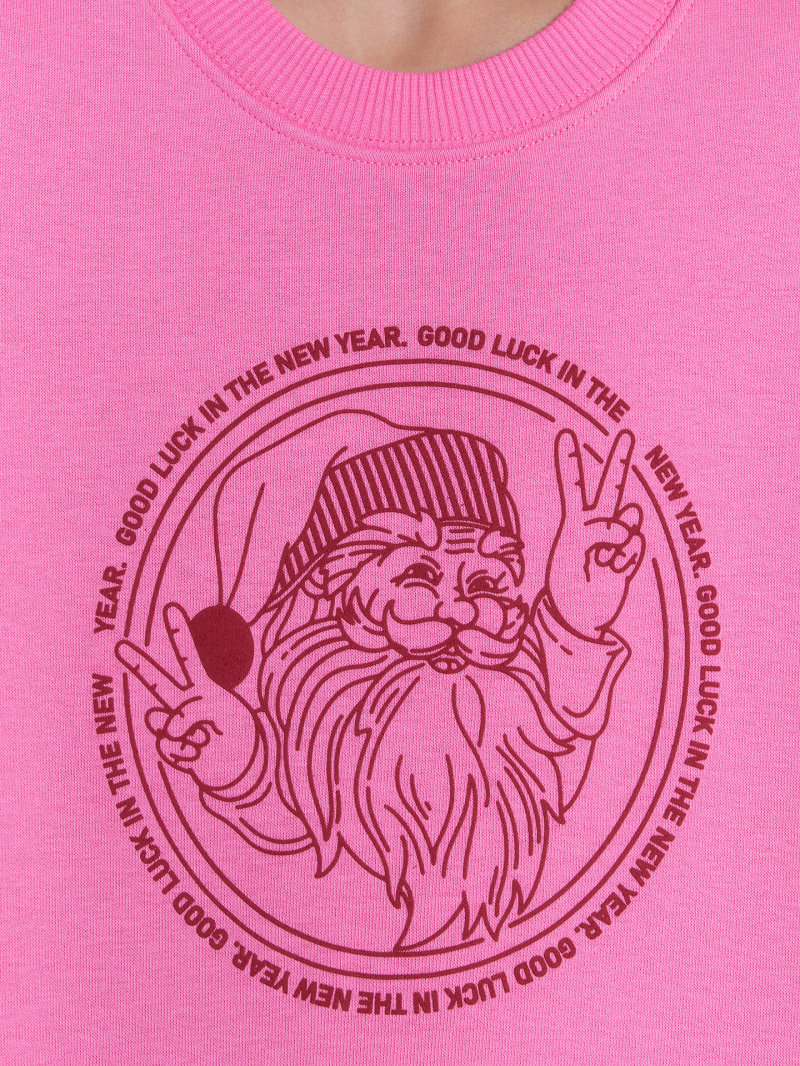 Джемперы и кардиганы Mark Formelle 127897/1/24-30181П-7П розовое_сияние_печать_3_сл_на_пол