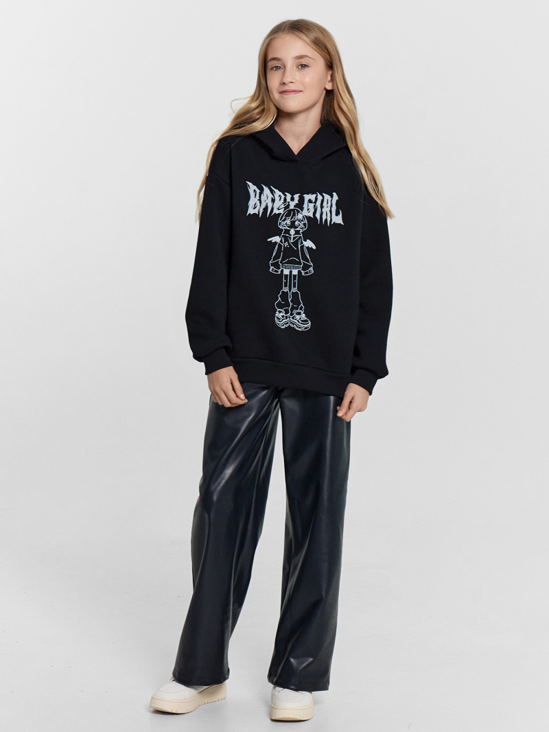 Джемперы и кардиганы Mark Formelle 127921/24-31038П-7П черный_печать_2_сл_на_пол