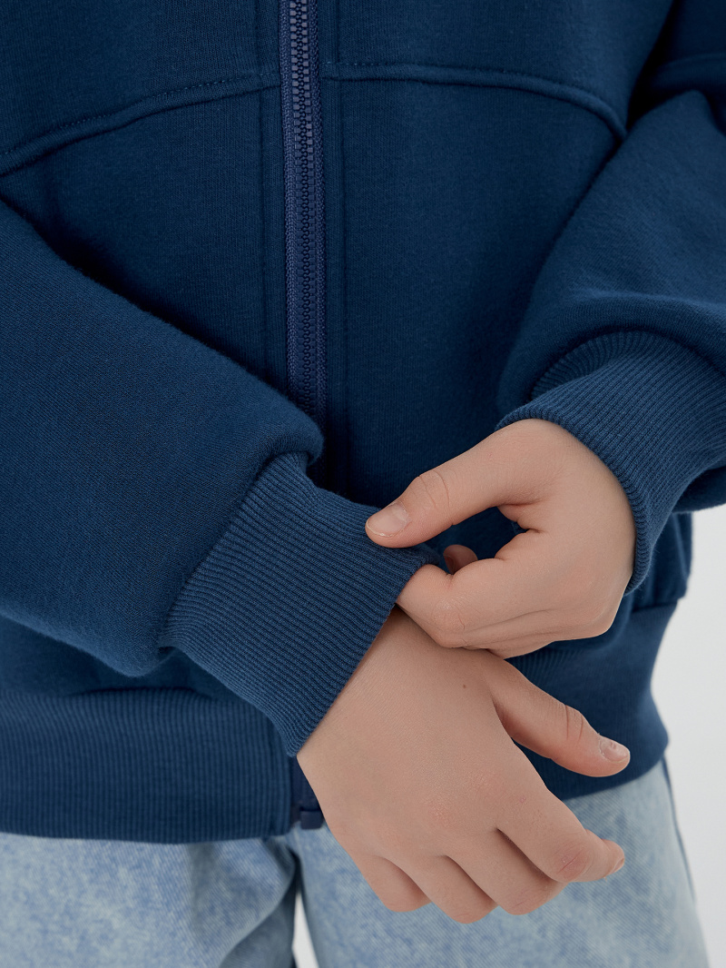 Толстовки Mark Formelle 167770/25-36778П-7П-3 синий_печать_3_сл_на_пол_печ_ДЕКОР_СТРАЗЫ