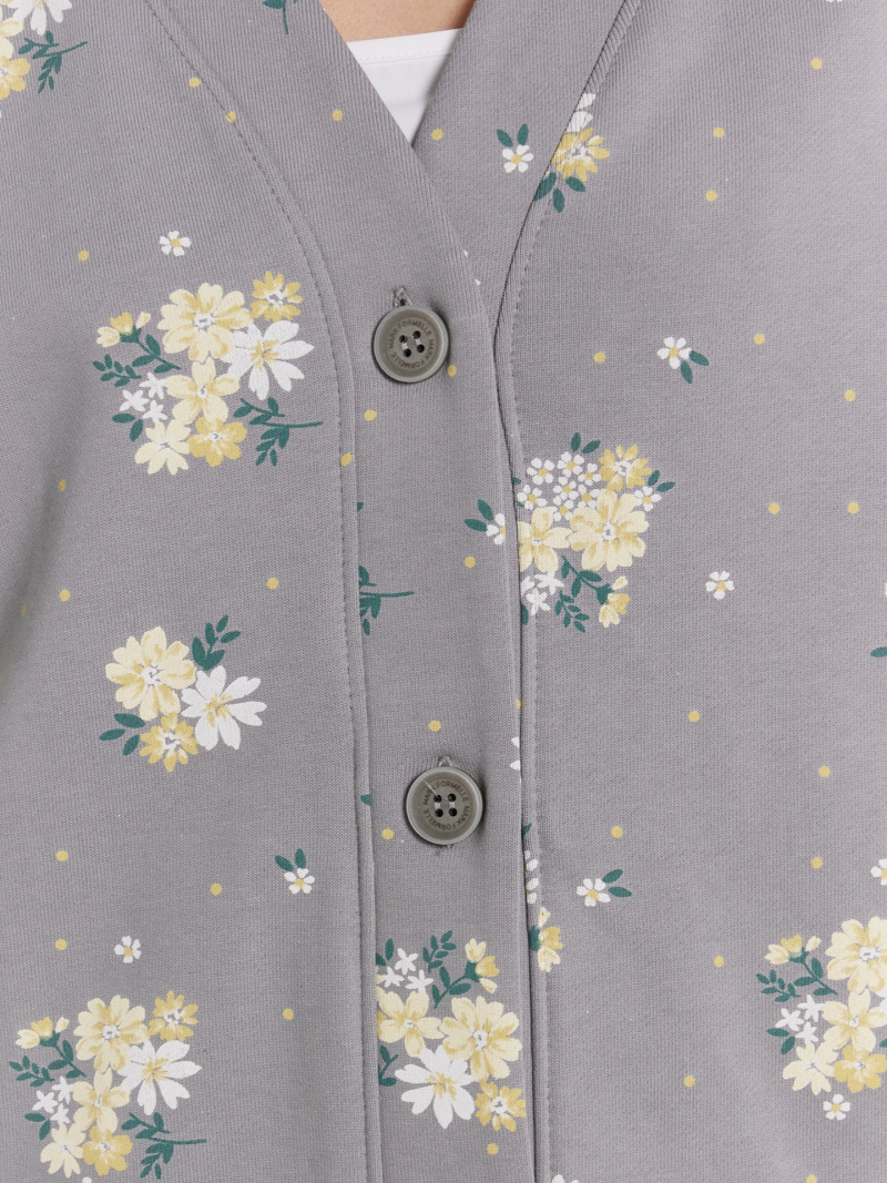 Кардиганы Mark Formelle 172114/25-37025П-7 цветы_на_сером
