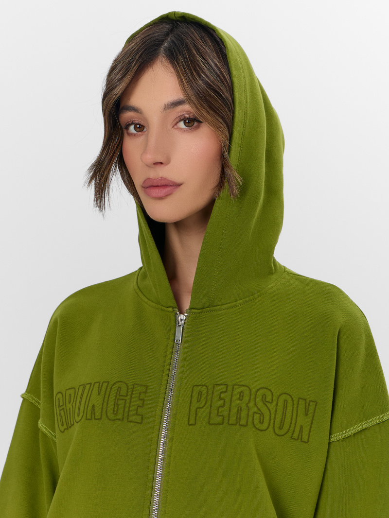 Толстовки и олимпийки Mark Formelle 172138/25-ОБР35820П-7 грязно_оливковый_печать_002_Tye_Dye_1сл_печ_на_п