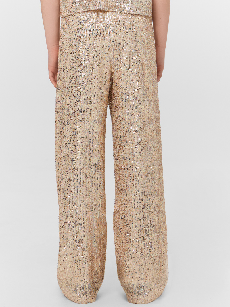 Брюки Mark Formelle 187831/25-38165Ц-16 золотистые_пайетки