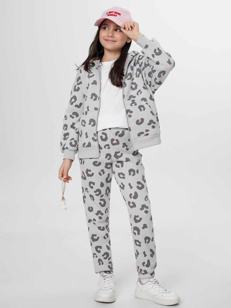 Брюки Mark Formelle 187834/25-36233П-7П леопард_на_св.сером