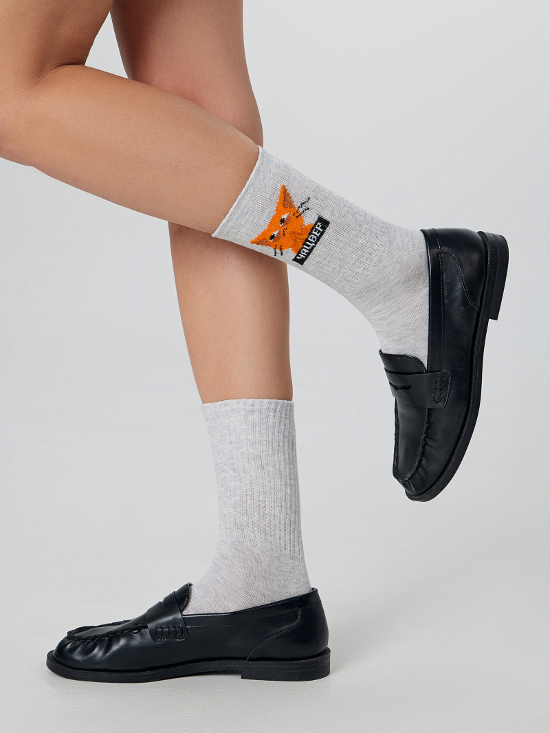 Носки и гольфы Mark Formelle 217K-2667/23217K-1 св.серый_меланж_рис.2667