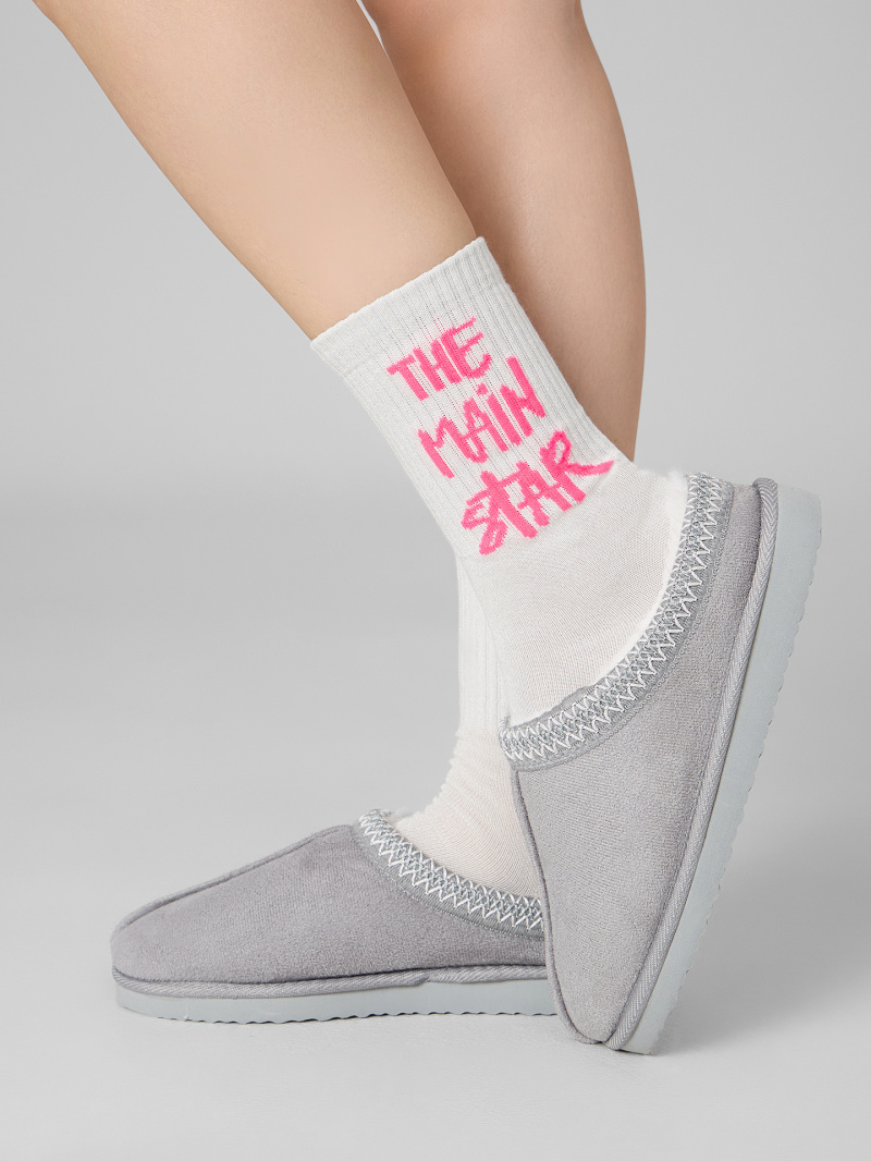 Носки и гольфы Mark Formelle 217K-3438/25217K молочный_серебр.люрекс_рис.3438