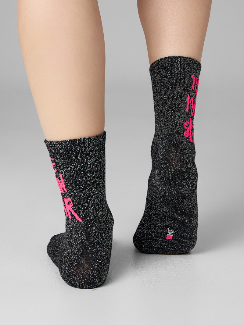 Носки и гольфы Mark Formelle 217K-3438/25217K черный_серебряный_люрекс_рис.3438