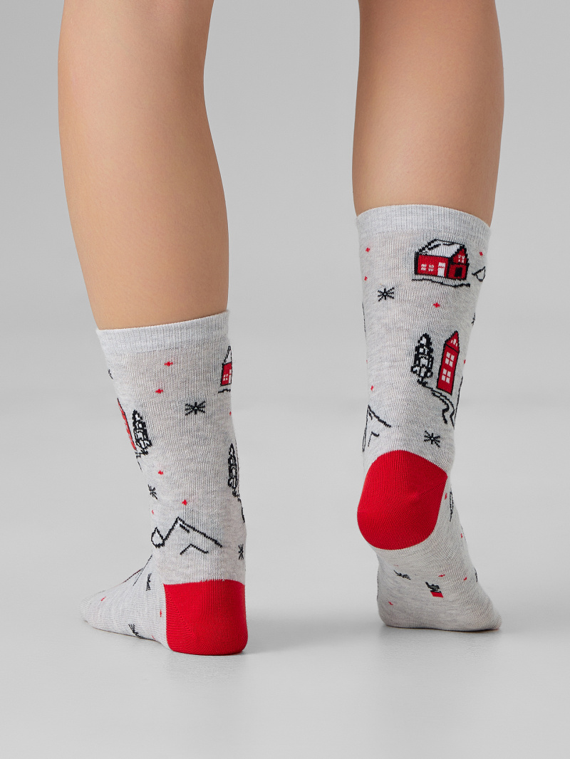 Носки и гольфы Mark Formelle 273K-3433/25273K-1 св.серый_меланж_рис.3433