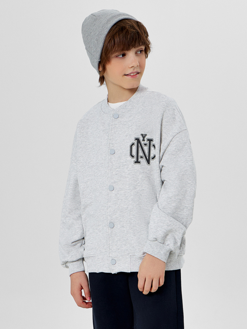 Толстовки Mark Formelle 363333/1/24-34308П-7 серый_меланж_4306_А_печать2_1_сл_на_дет_пер