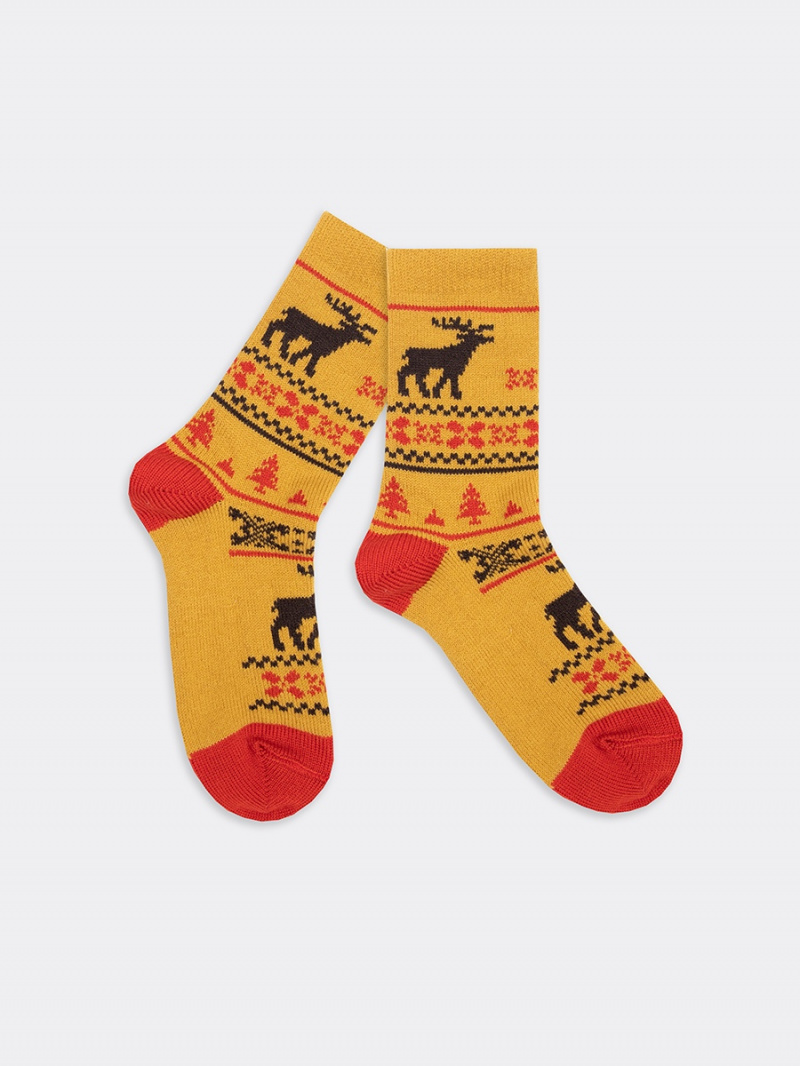 Носки и гольфы Mark Formelle 394K-1552/22394K горчичный_004Н_Умягчение