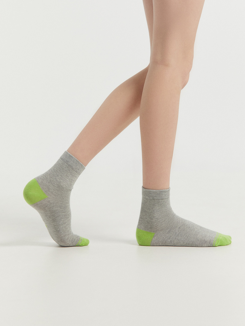 Колготки, носки и гольфы Mark Formelle 400K-654/B4-21400K-1 серый_меланж_салатовый_рис.654