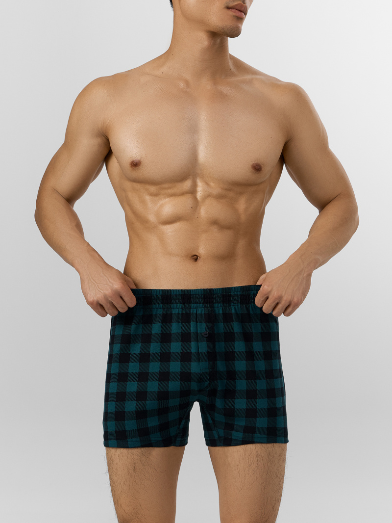 Нижнее белье Mark Formelle 411152-2/25-5100П-0Н черная_клетка_на_зеленом_пряники_на_черном