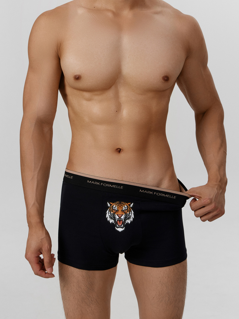 Нижнее белье Mark Formelle 411228/25-4970П-5 черный_печать_3_сл_на_дет_пер