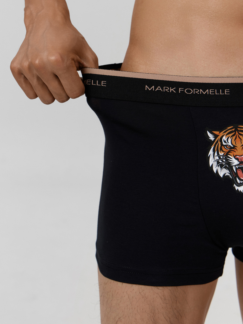 Нижнее белье Mark Formelle 411228/25-4970П-5 черный_печать_3_сл_на_дет_пер