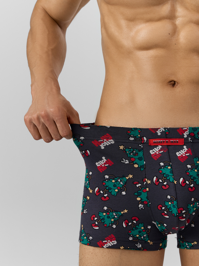 Нижнее белье Mark Formelle 411229/25-5101П-5Н елки_на_черном_декор