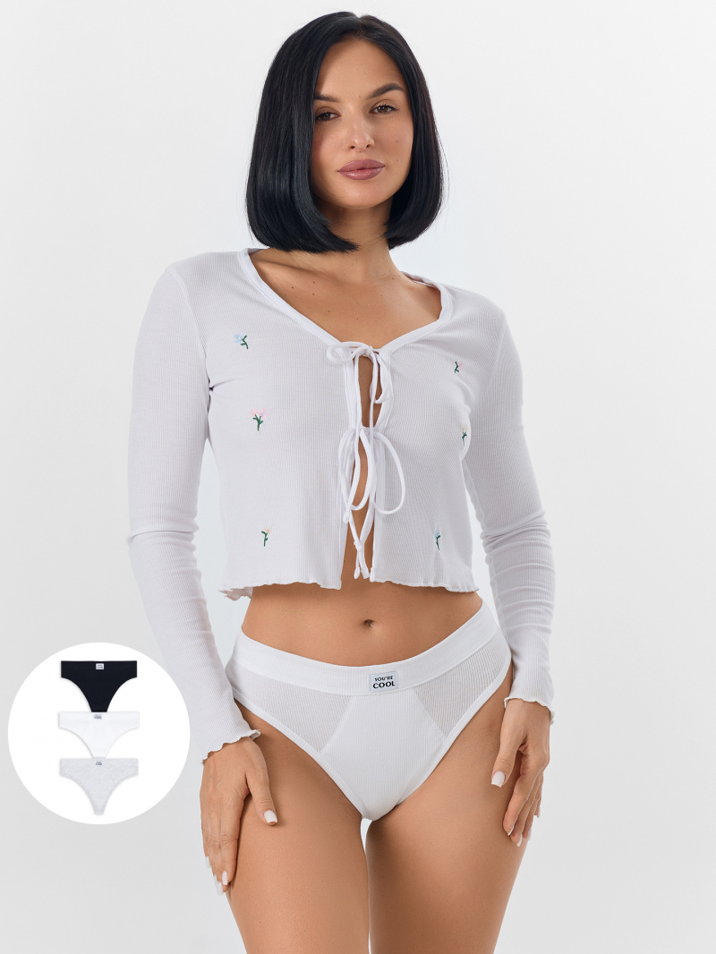 Трусы Mark Formelle 412492-3/25-22.22-40514Б-1 белый10_декор