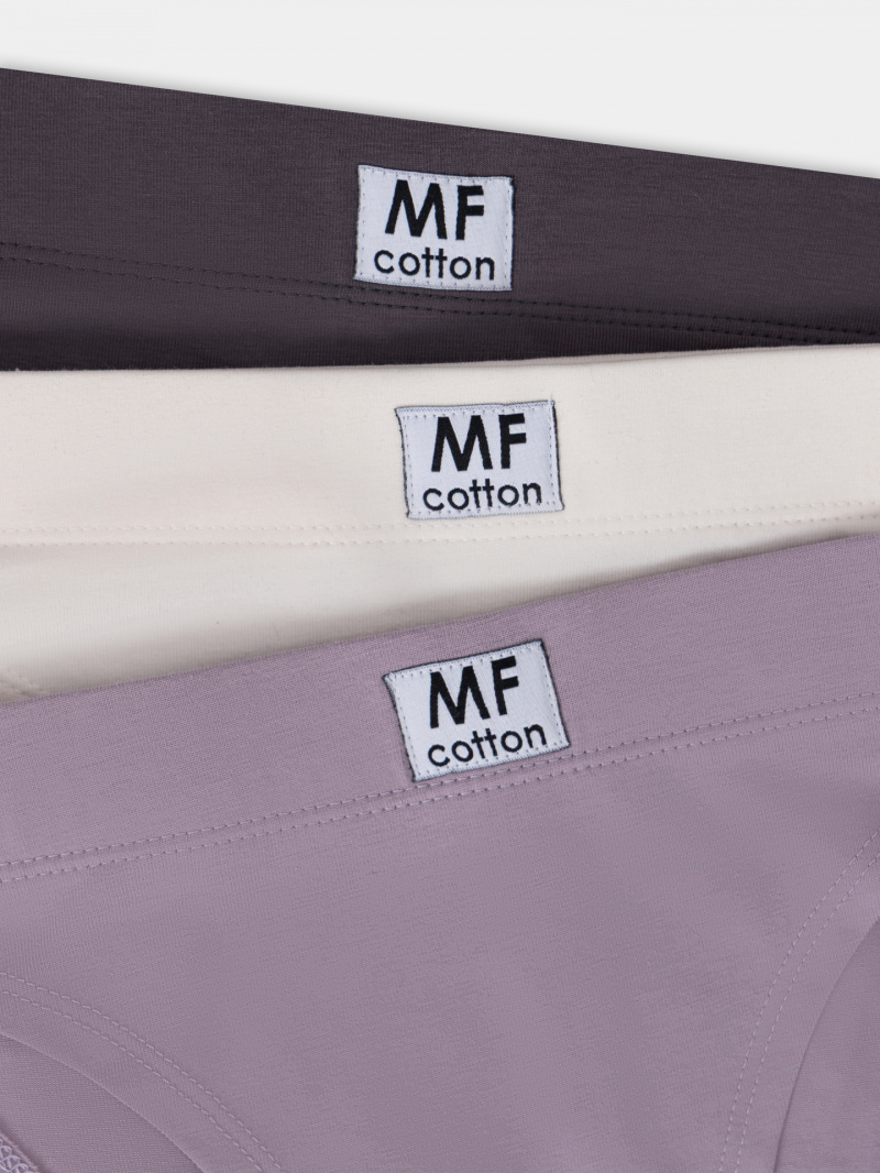 Трусы Mark Formelle 412542-3/25-50-36856Ц-5 молочный_морской_туман_макадамия_декор