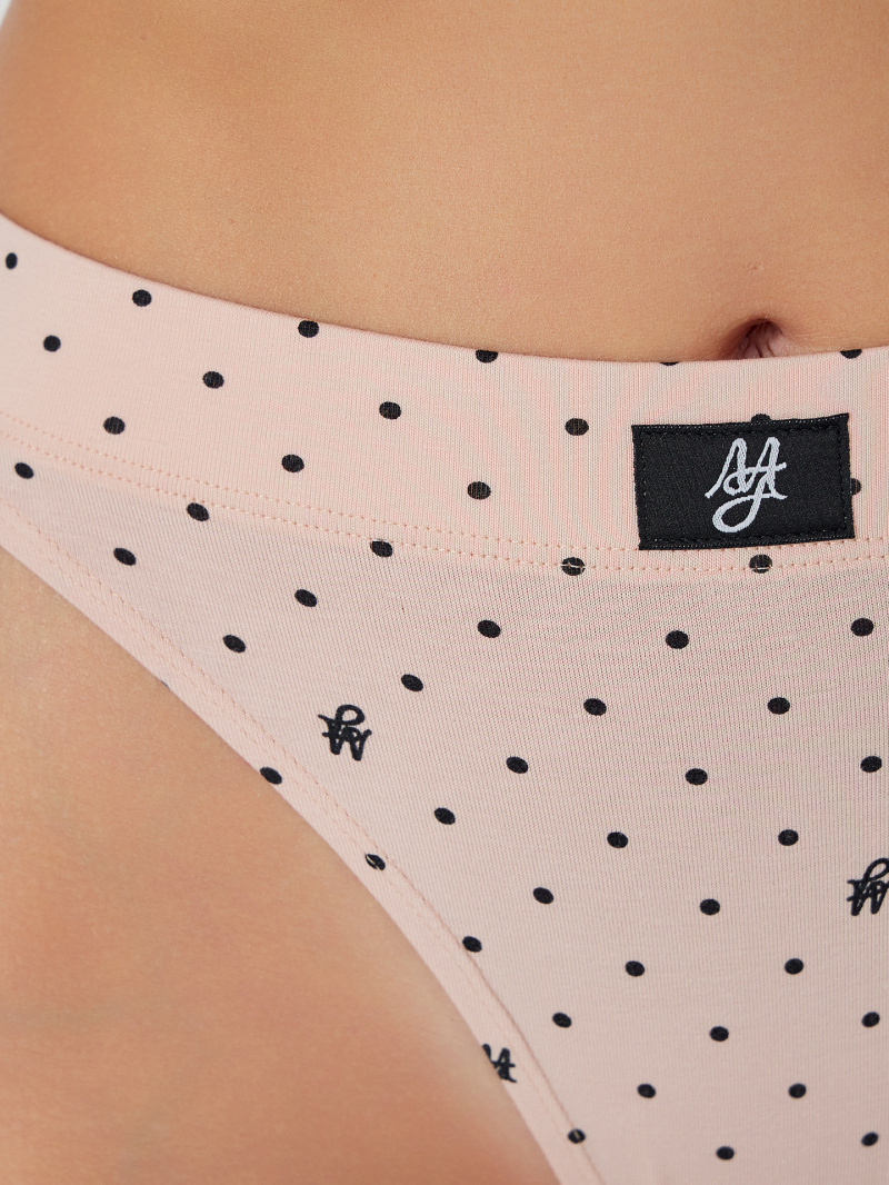Трусы Mark Formelle 412543-3/25-50-36865Ц-5 горошек_на_бежевом_декор