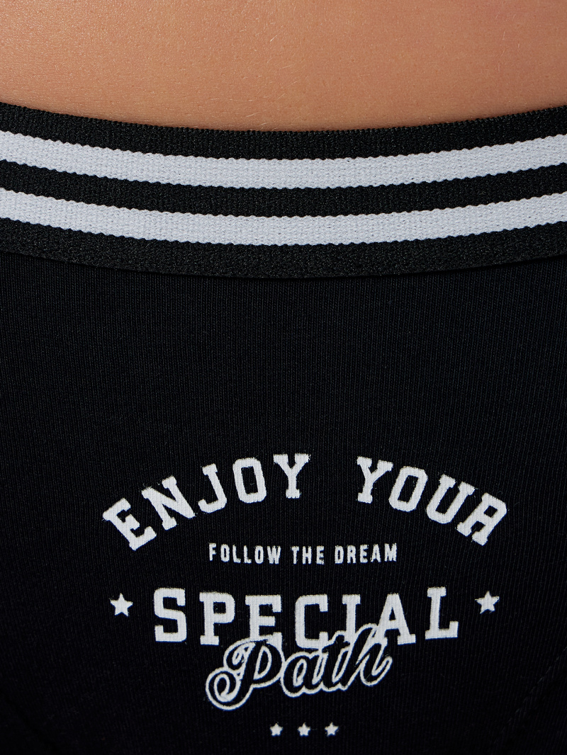 Трусы Mark Formelle 412574-1/25-10-34661П-5 черный_печать_2_сл_на_дет_пер