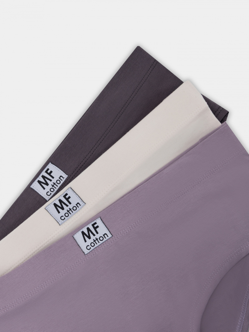 Трусы Mark Formelle 412607-3/25-50-36193Ц-5 молочный_морской_туман_макадамия_декор