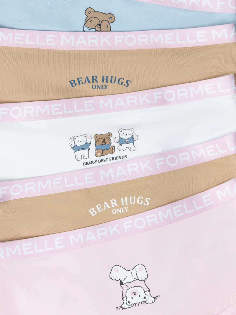 Трусы Mark Formelle 417728-5/25-10-36176П-5 обжаренный_миндаль_печать_2_сл_1тр_3тр_5тр_на_