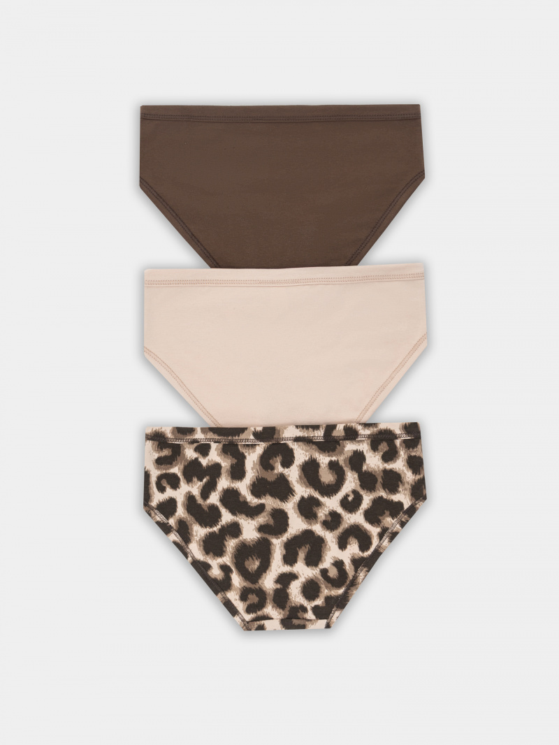Трусы Mark Formelle 417747-3/25-21.22-36874П-5 леопард_лунный_свет_т.шоколад