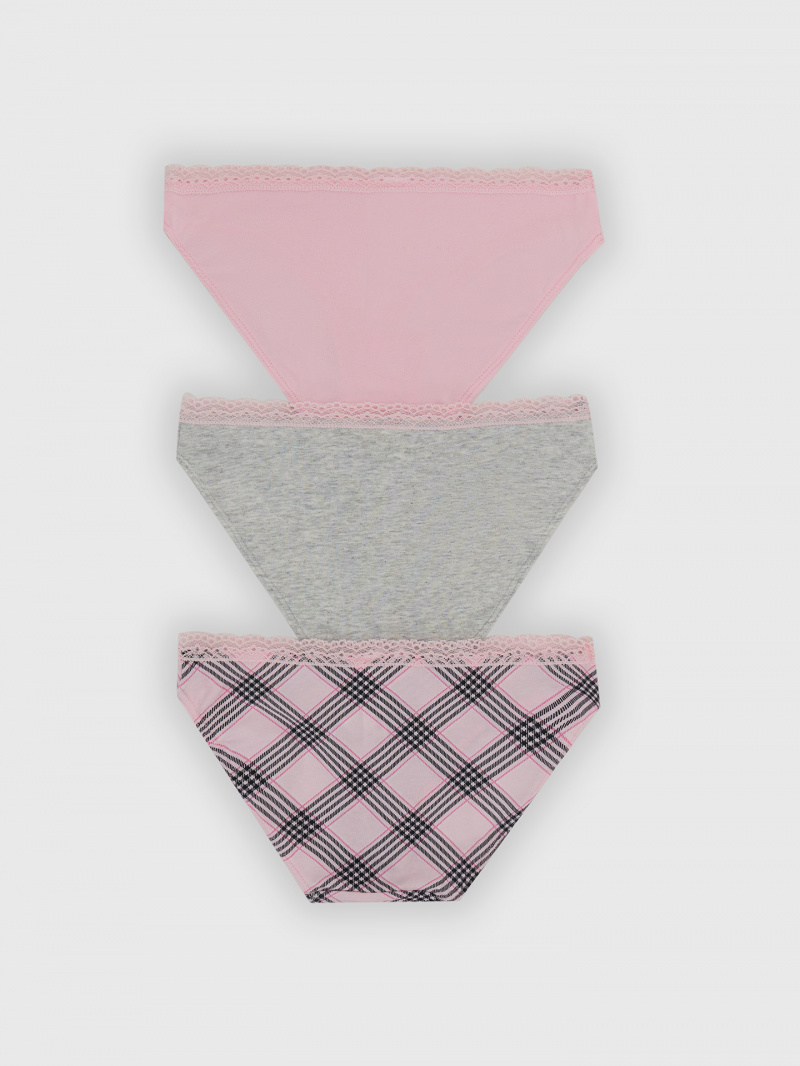 Трусы Mark Formelle 417750-3/25-15-36823П-5 клетка_черно_розовая